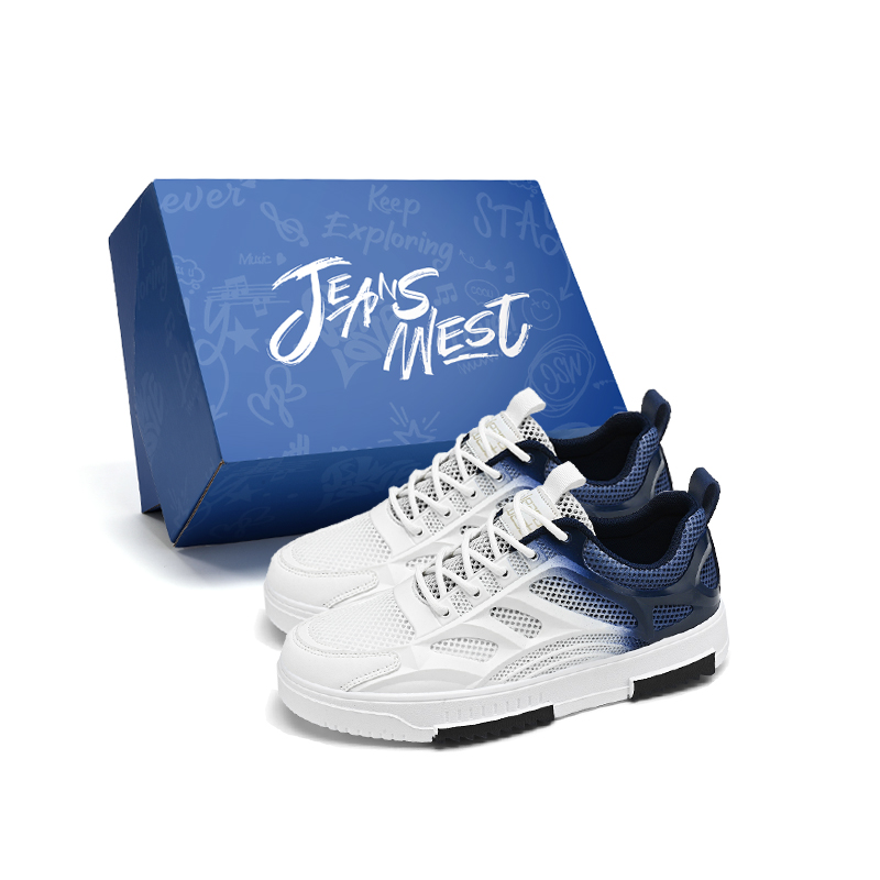 

Износостойкие низкие мужские кроссовки JEANSWEST, White Blue