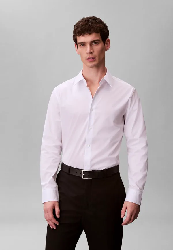 Классическая рубашка из цельного куска ткани Calvin Klein, Brilliant White