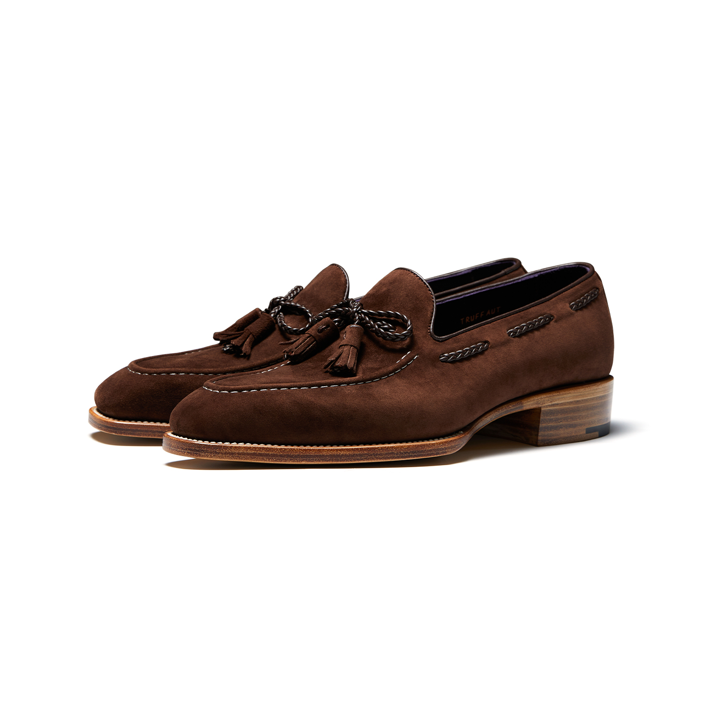 Лоферы Goodyear Tassel Slip Ons на 3 см, мужские TRUFFAUT, A331 Coffee — фото 3