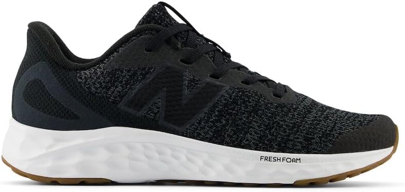 Кроссовки New Balance Unisex-Child Fresh Foam Arishi V4 с шнуровкой, черный — фото 3