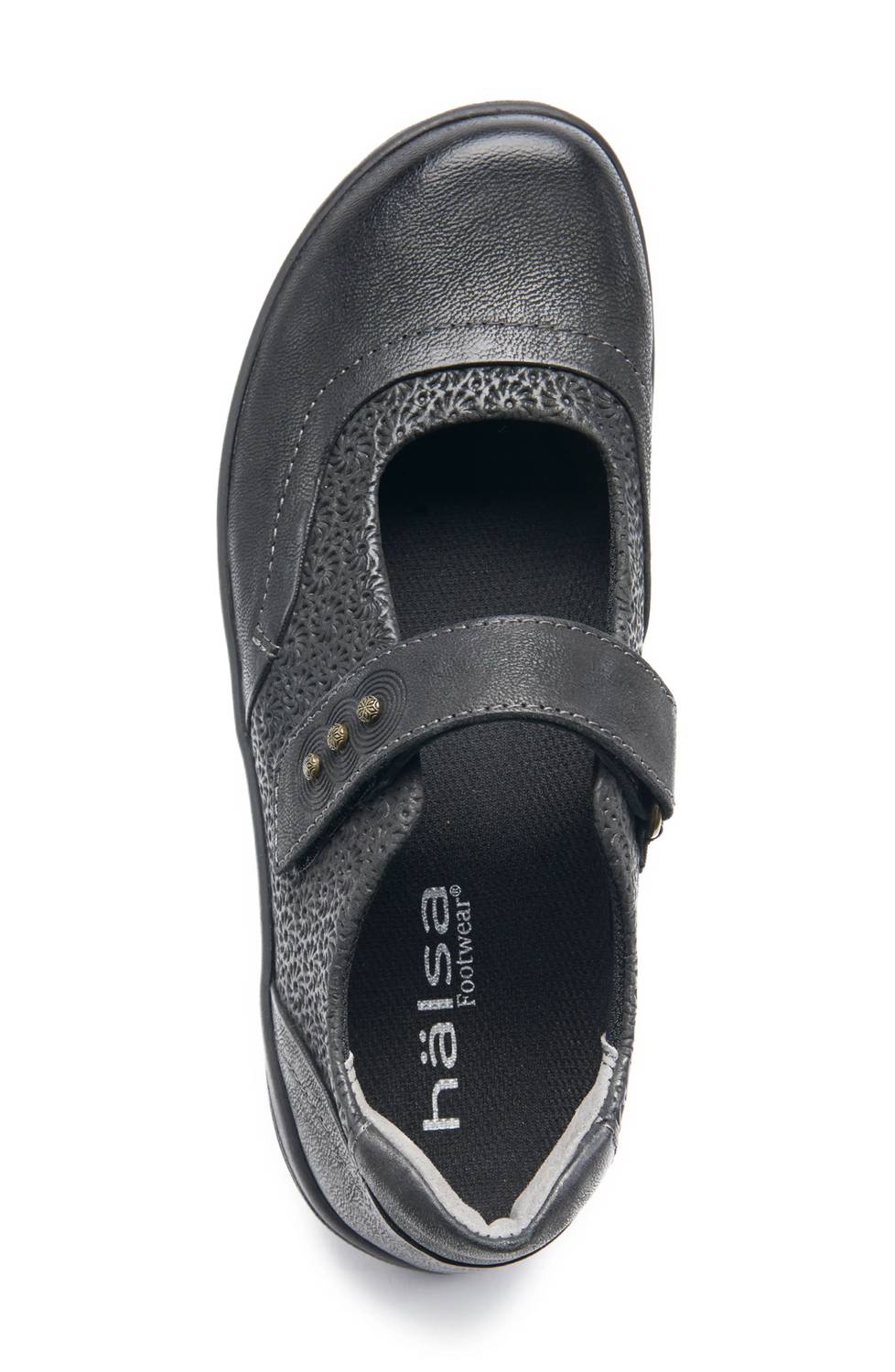 Женские туфли Aloe в стиле Mary Jane из черной кожи Halsa Footwear — фото 4