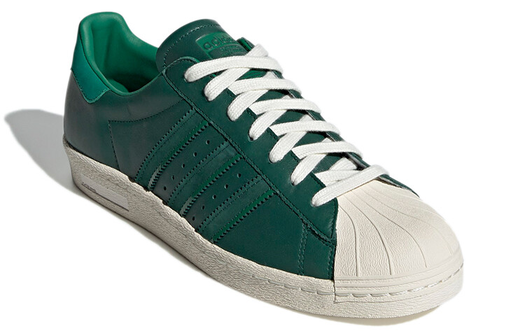 Кроссовки для скейтбординга Superstar Series мужские, низкие, зеленые Adidas Originals — фото 3