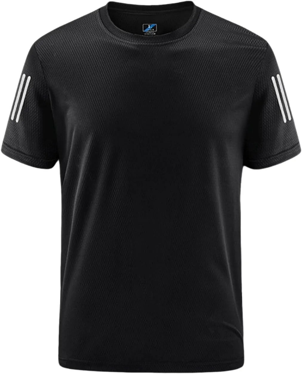 

Футболка с коротким рукавом для мужчин, лето-осень, crewneck, спортивная, для бега, quick dry