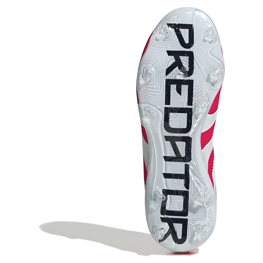 Футбольные бутсы adidas Predator Elite Laceless FG kids, красный — фото 2