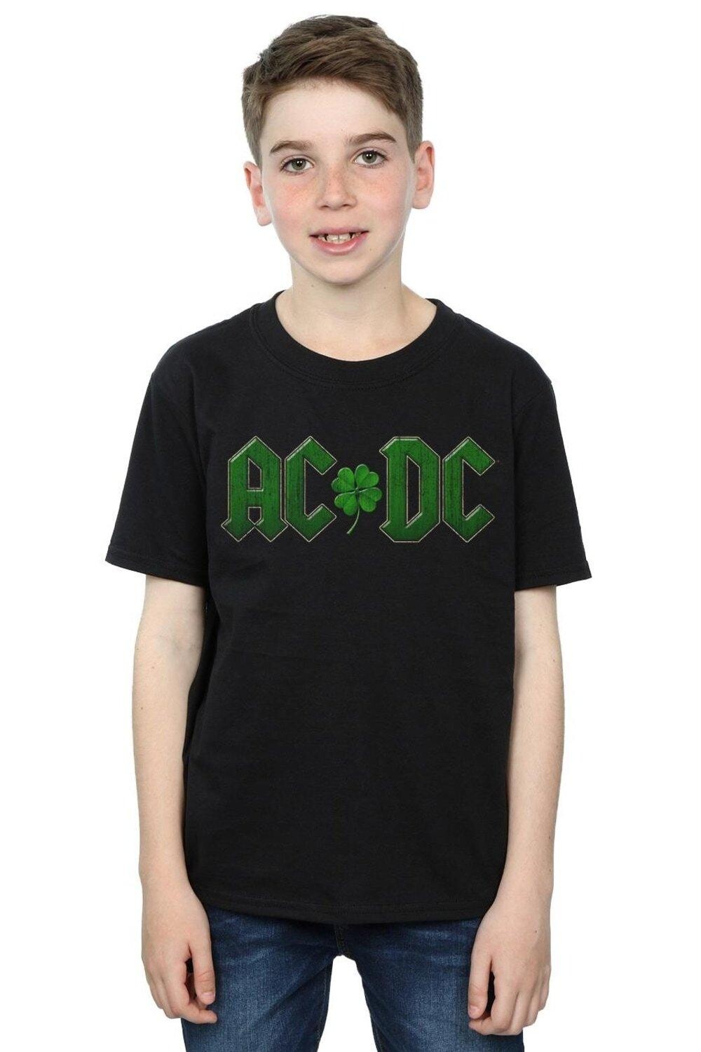 

Футболка с логотипом Shamrock AC/DC, черный