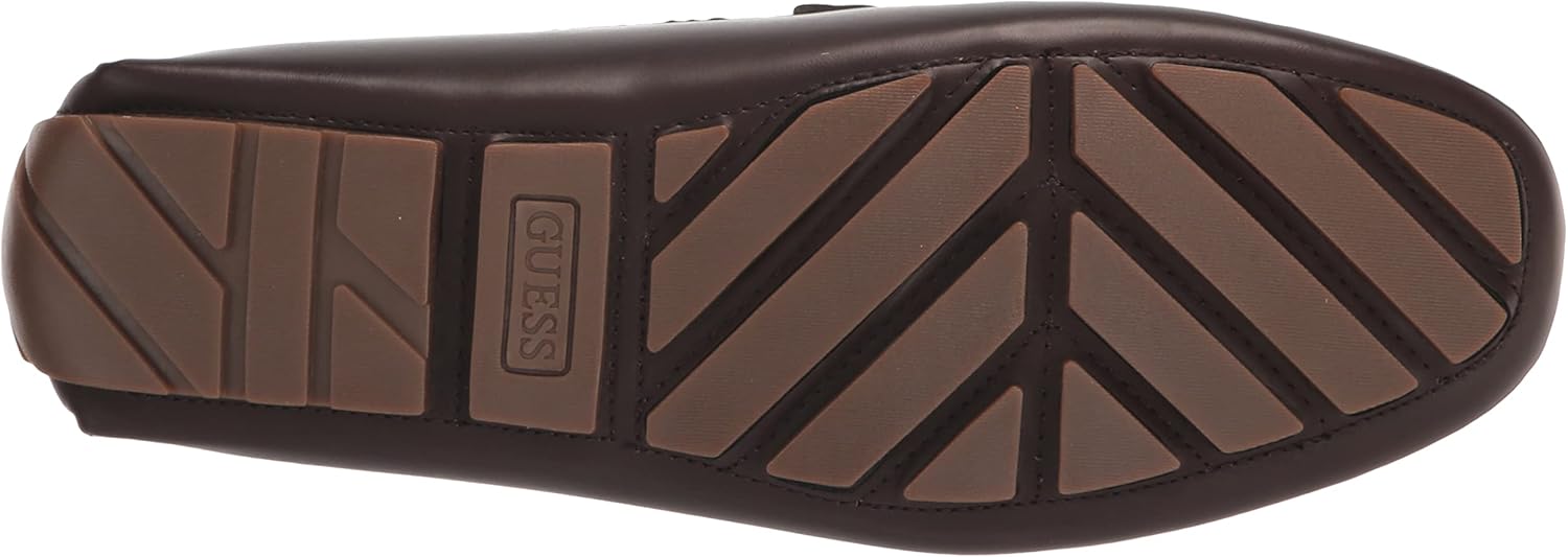 GUESS Мужские туфли-лоферы Aurolo в стиле вождения, Dark Brown 200 — фото 4