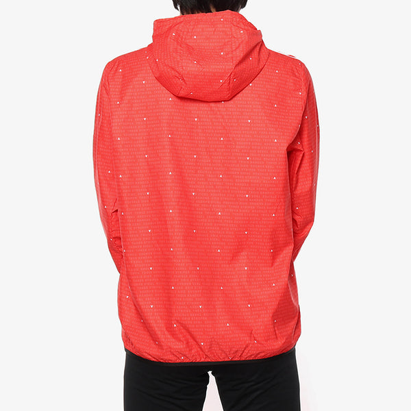 Куртка wb aop 3s woven casual sports hooded jacket red Adidas, красный — фото 4
