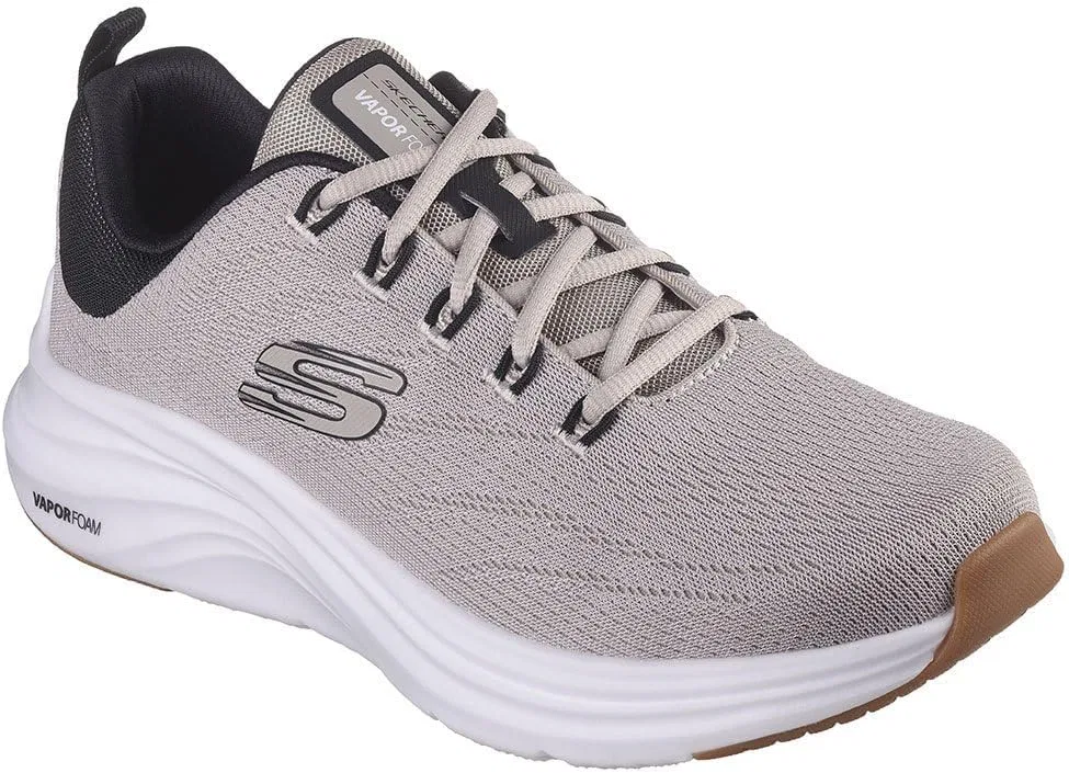 Skechers - Мужские белые спортивные кроссовки на шнуровке с резиновой подошвой, повседневные — фото 4