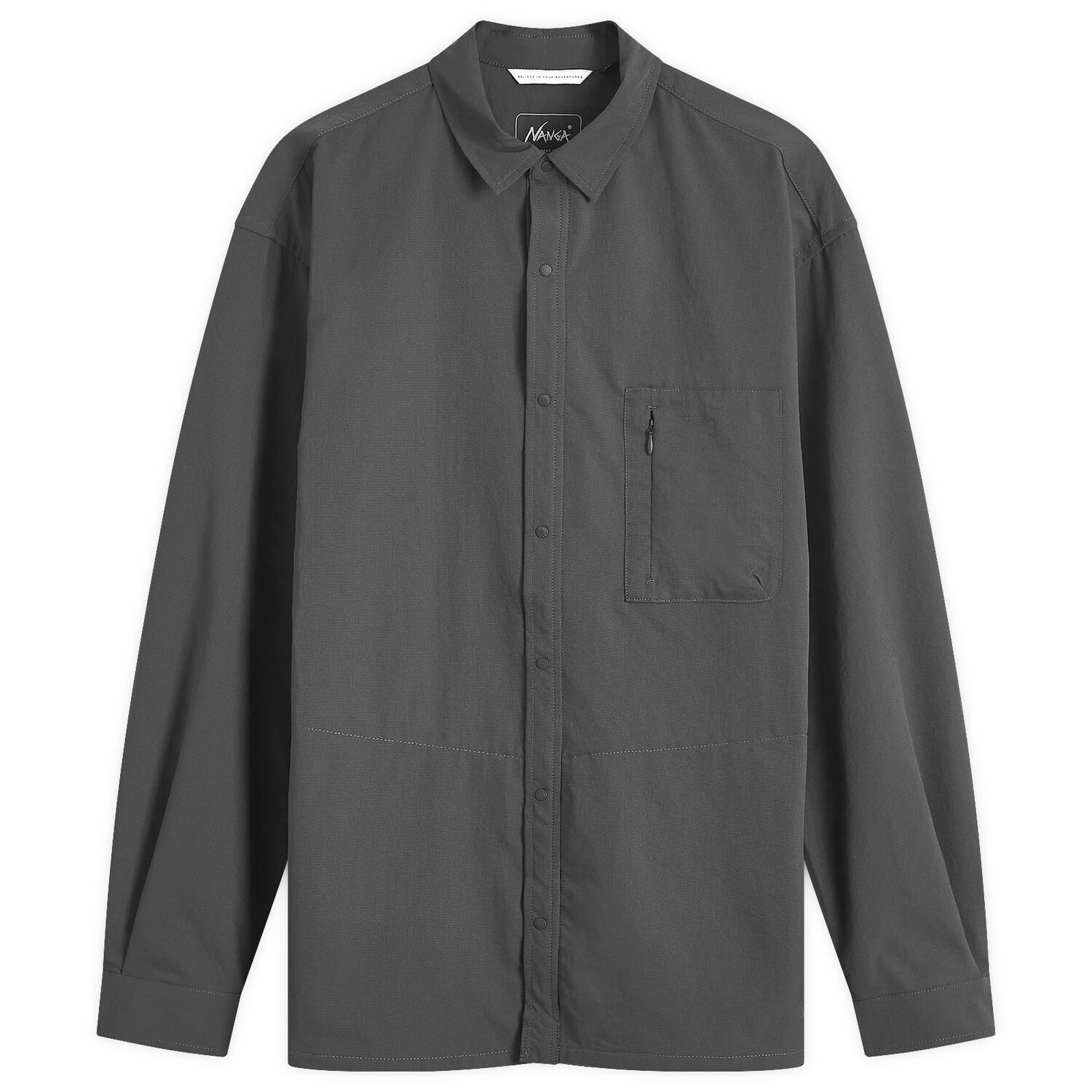 

Рубашка Nanga Dot Air Comfy Overshirt, черный