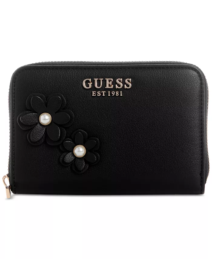 

Кошелек Zaria Medium Zip Around GUESS, черный