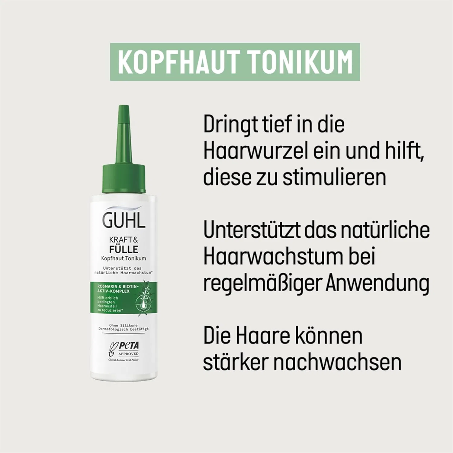 Тоник для кожи головы для силы и объема от Guhl Guhl, White — фото 3