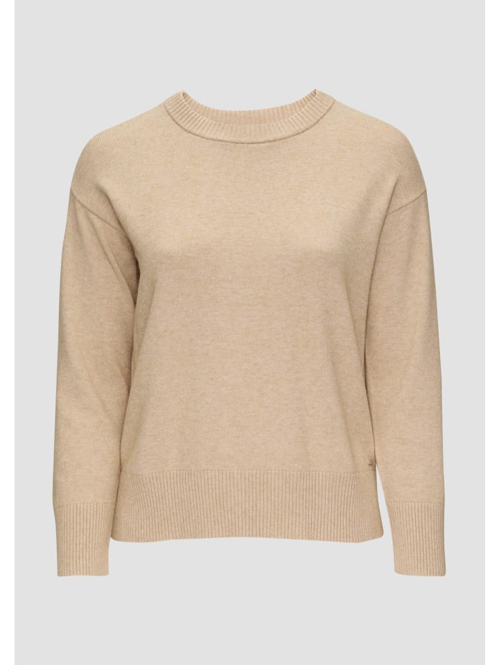 

Вязаный свитер цвета 80W0_светло-бежевый QS