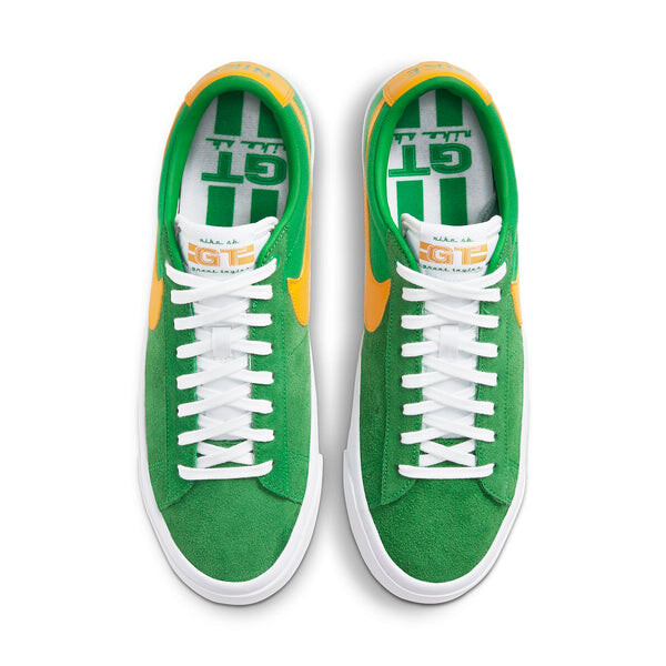 Кроссовки zoom blazer low pro gt sb Nike, зеленый — фото 4