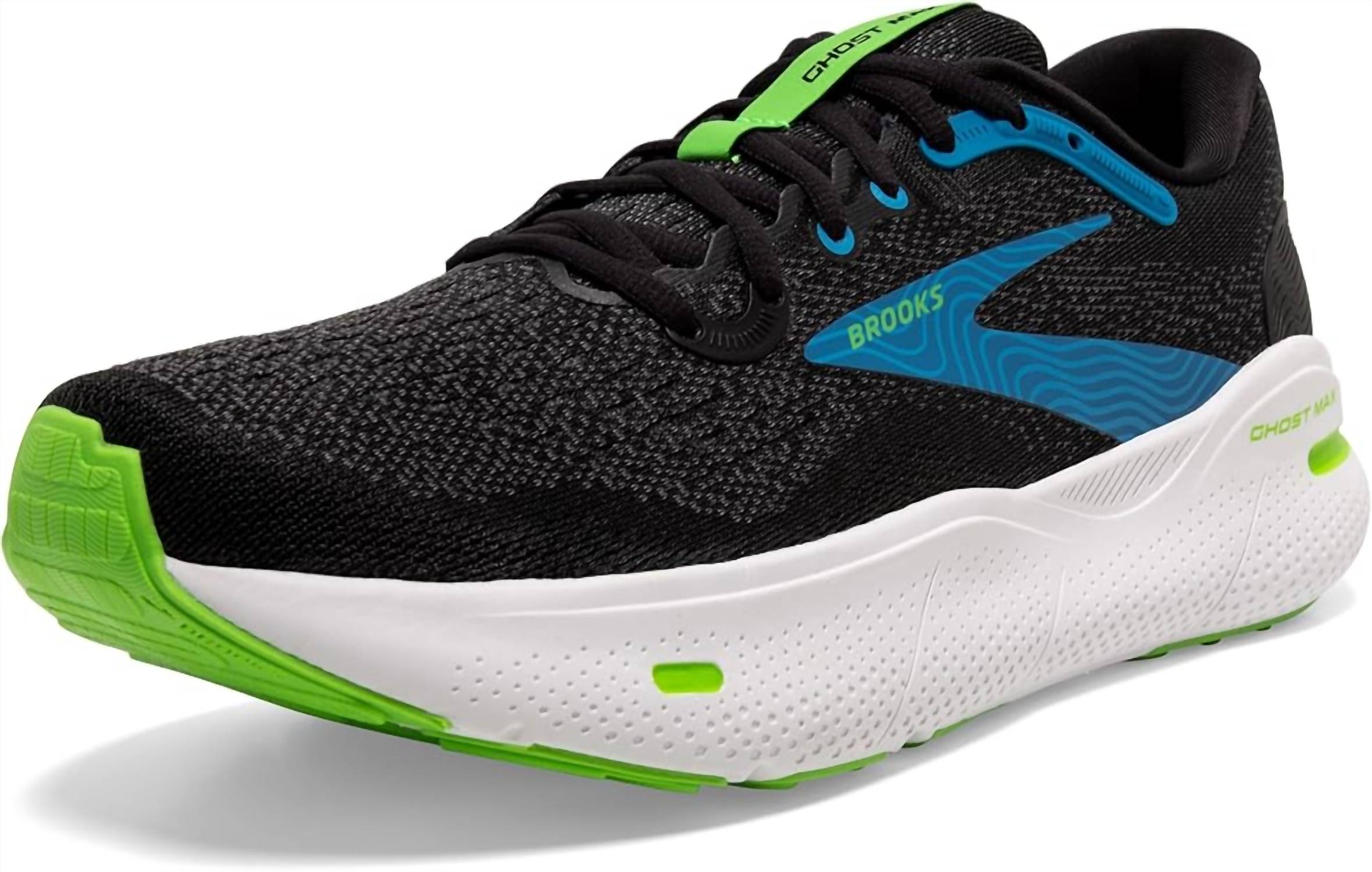 

Мужские кроссовки BROOKS, цвет black/atomic blue/jasmine