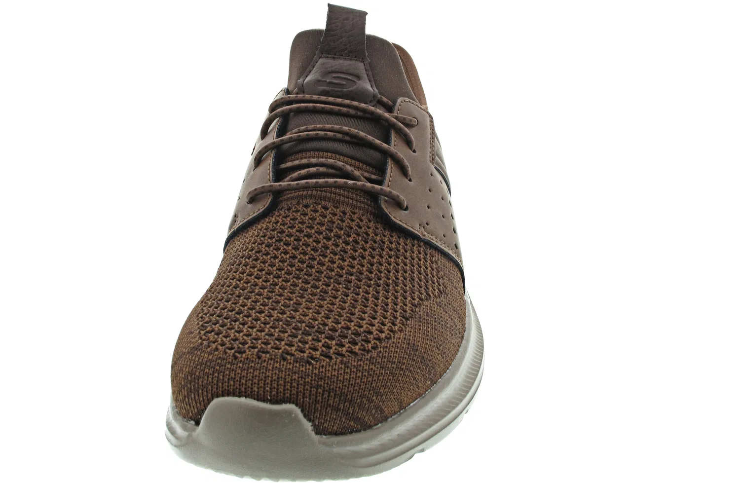 Слипоны Skechers коричневые — фото 4