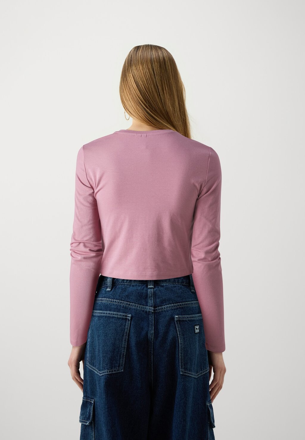 

Рубашка с длинным рукавом Vmpanda Crop Vero Moda, розовый