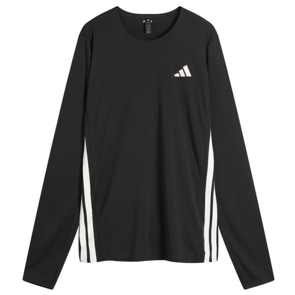 

Беговая футболка с длинным рукавом Adidas Adizero Adidas Running, черный