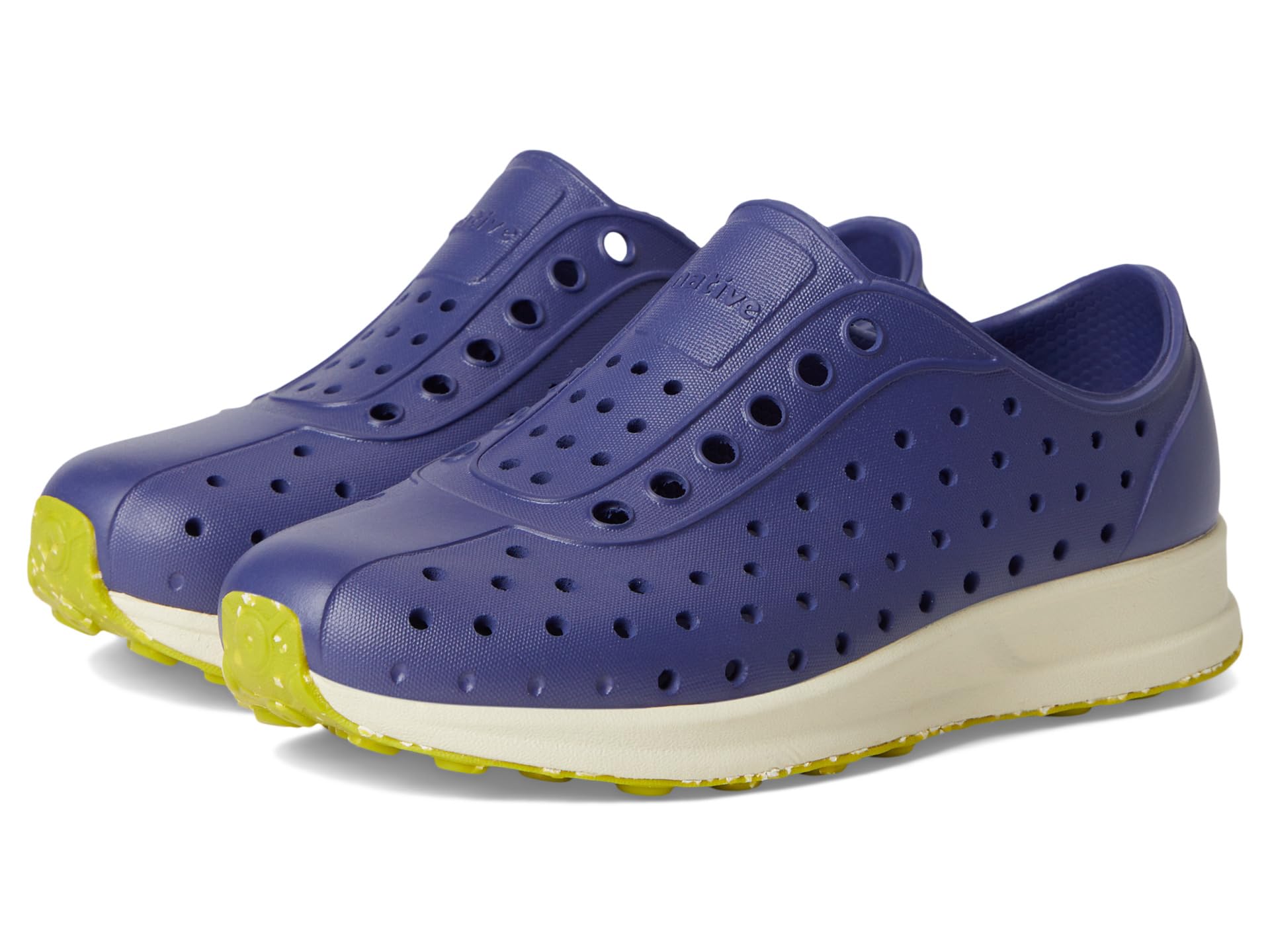 

Кроссовки Native Shoes Kids Robbie, цвет Ink Blue/Bone White/Seaweed Speckle Rubber
