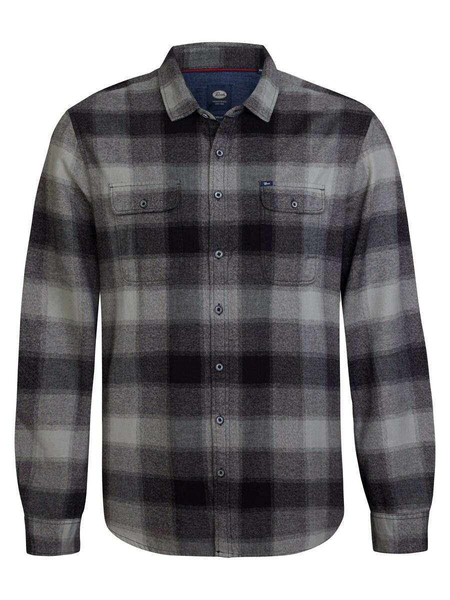 

Рубашка на пуговицах классического кроя Petrol Industries, Black