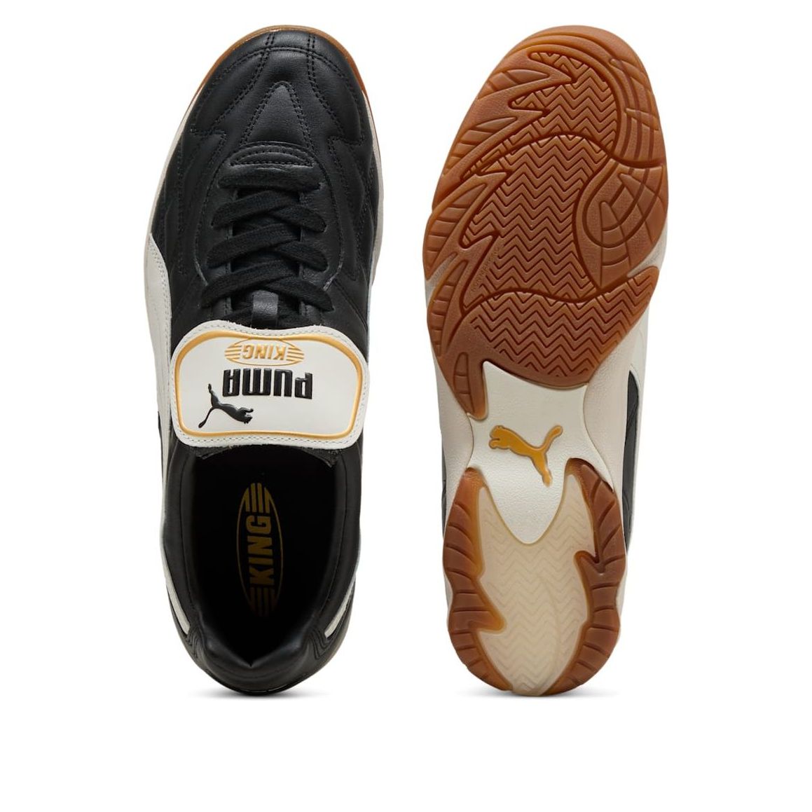Кроссовки Puma King Indoor 'Black White' — фото 3