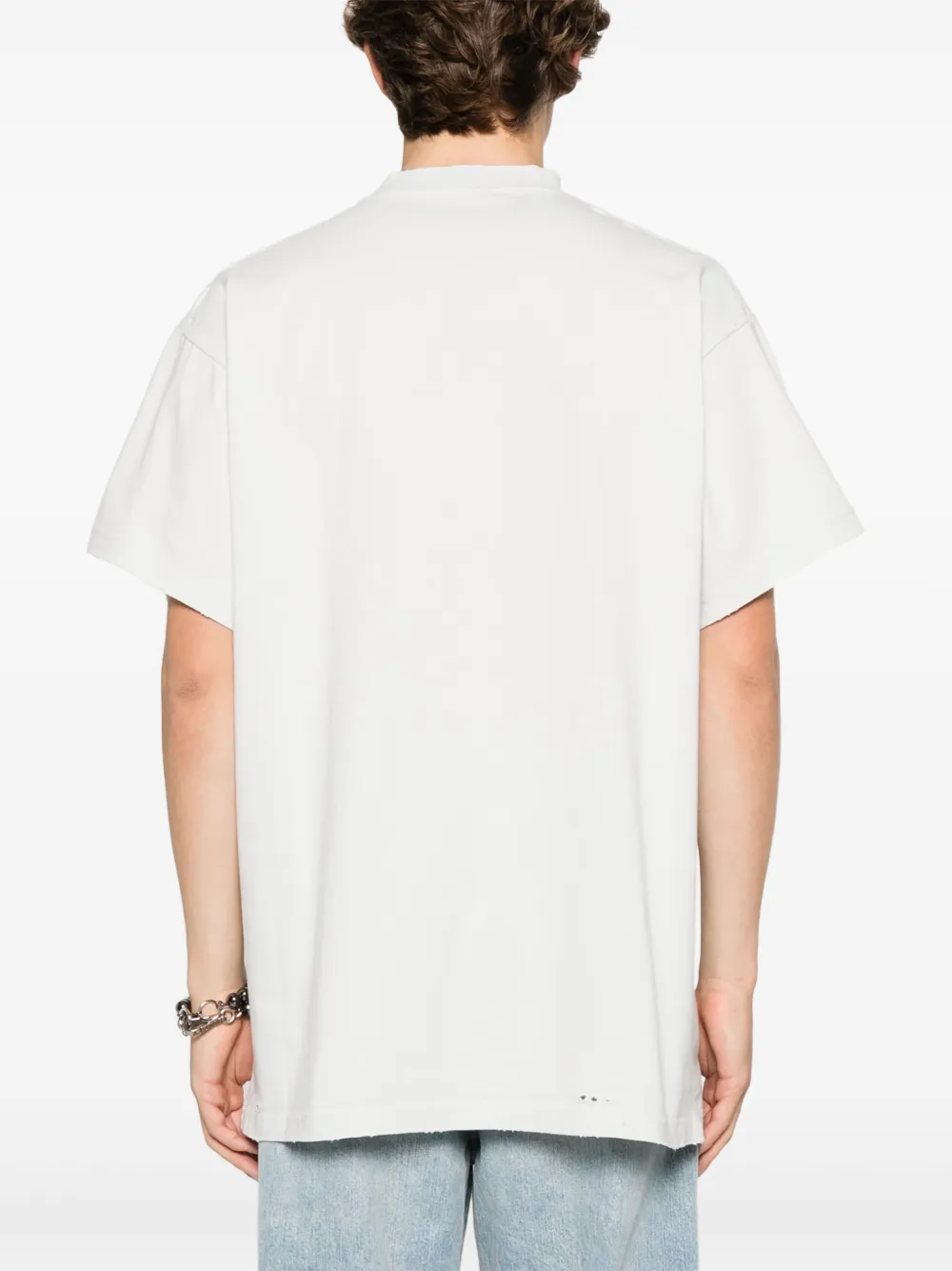 Футболка 3B Liquified BALENCIAGA, серый — фото 4