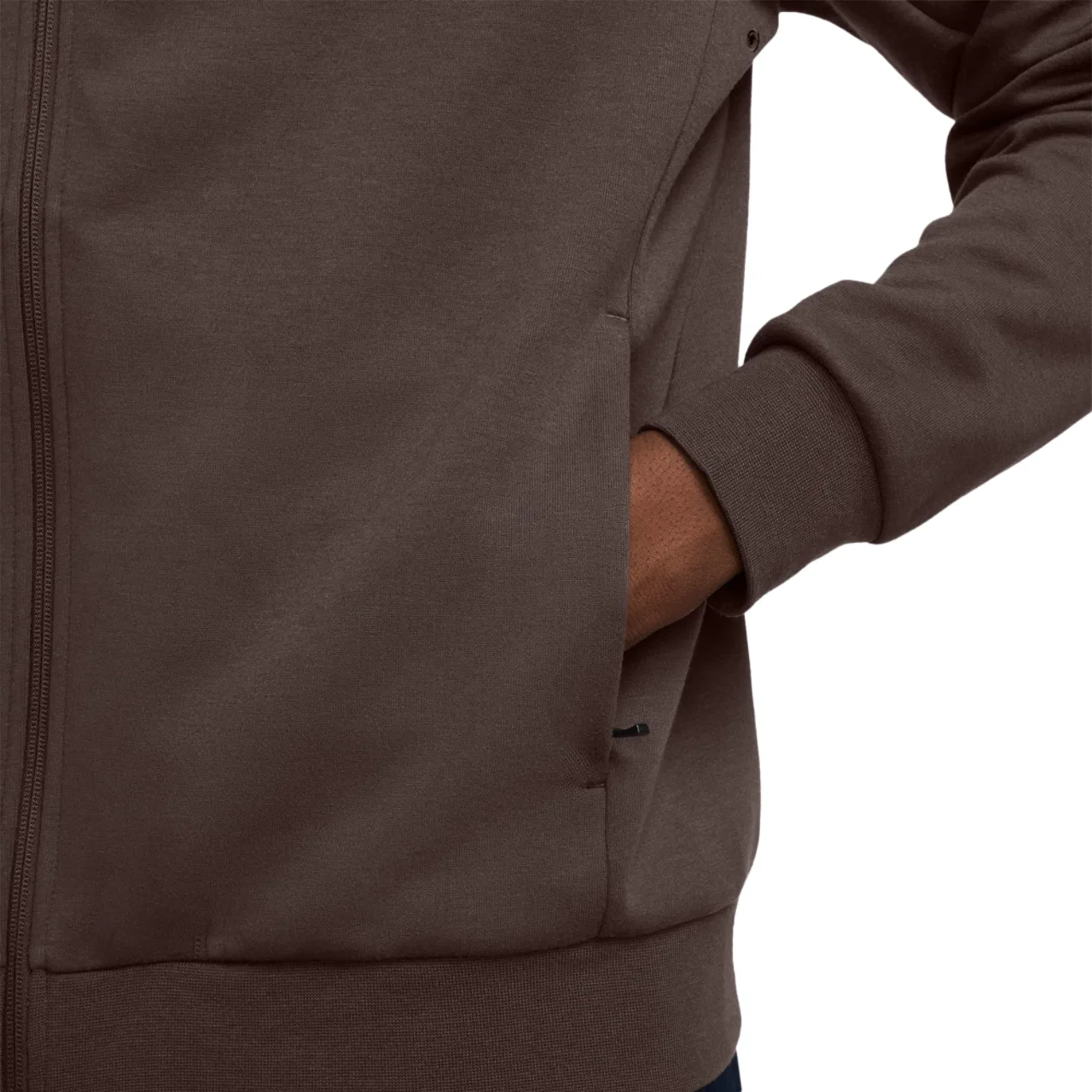 Мужское худи Nike Dri-FIT UV Primary Full-Zip, цвет Baroque Brown/Baroque Brown — фото 3