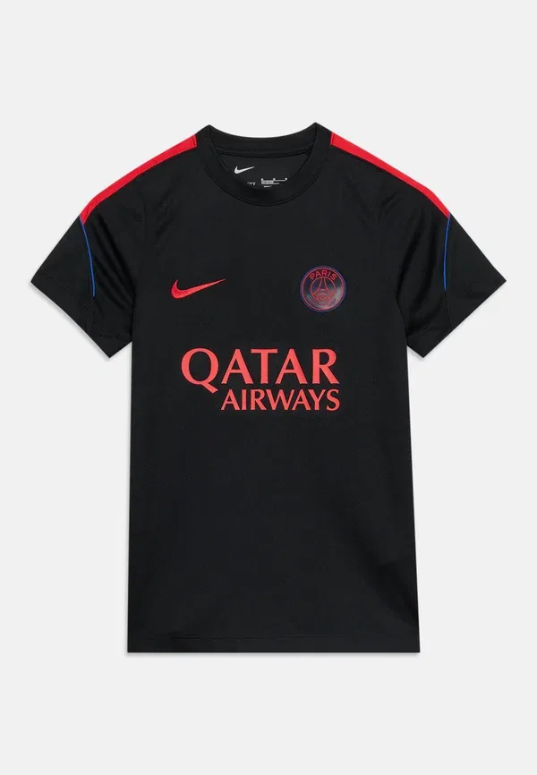 Футболка Dri-fit Psg Nike Performance/Hyper Royal/Global Red, черный/красный