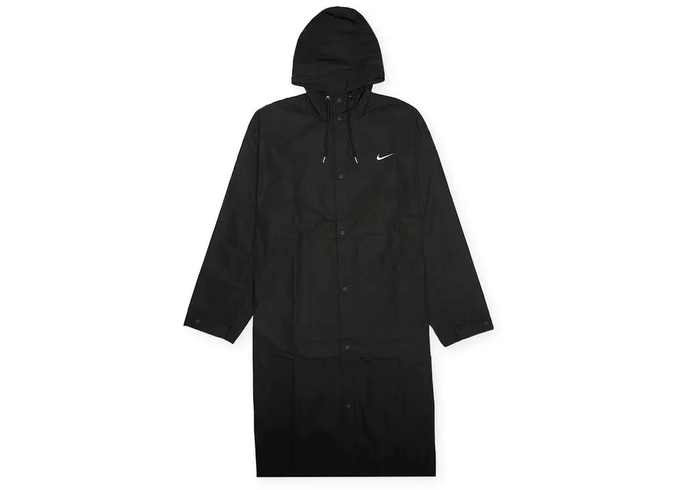 Мужская куртка-парка с принтом Nike Swoosh Woven Parka Oversized Jacket Nike, Black/White