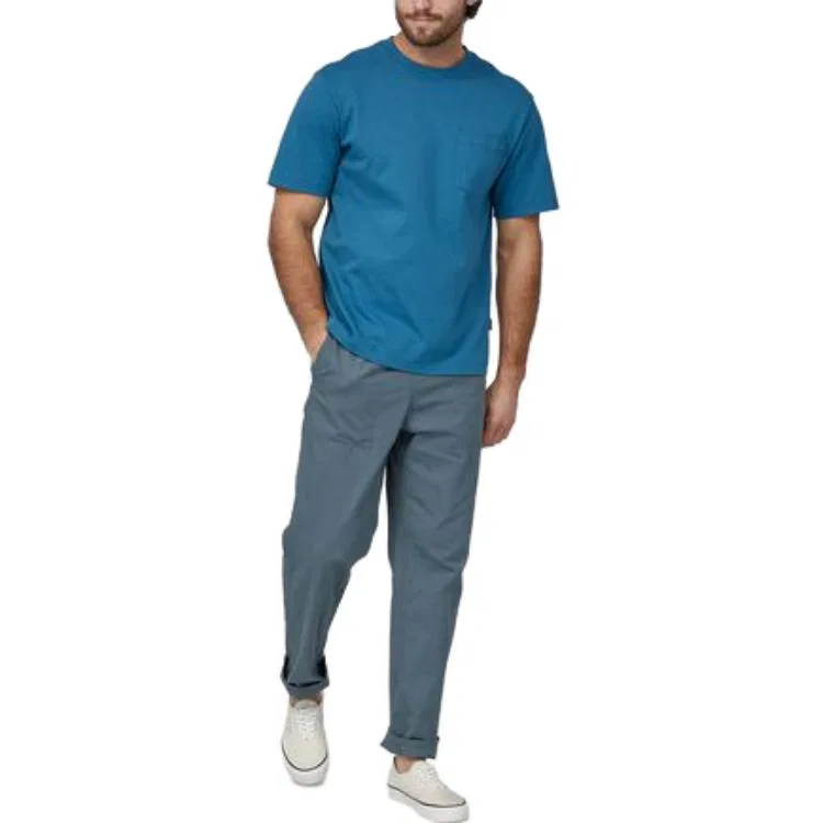 Мужские повседневные брюки прямого кроя Patagonia Funhoggers, Feather Gray/PLGY