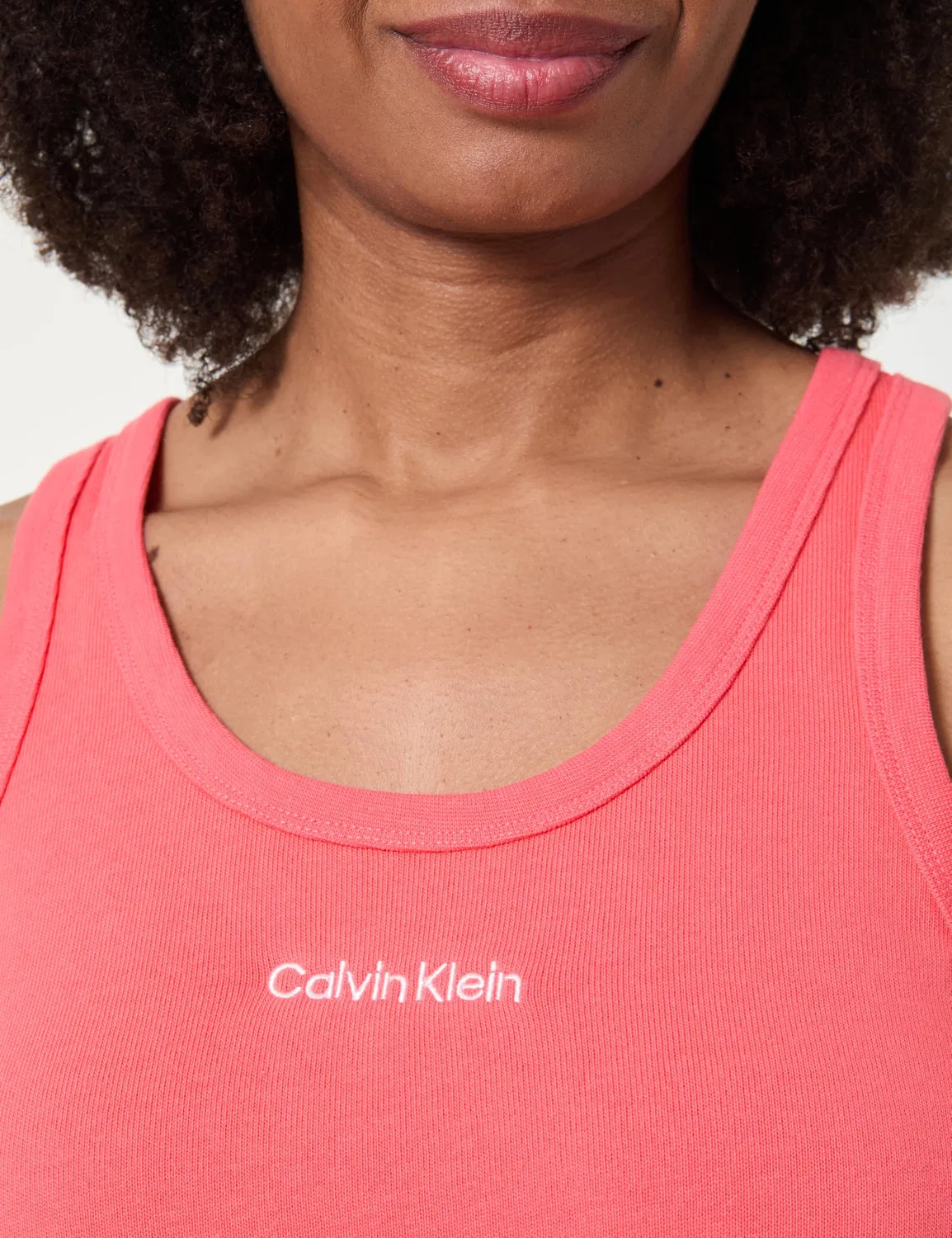 Женский топ бикини Calvin Klein, Pink (Punch Pink) — фото 2