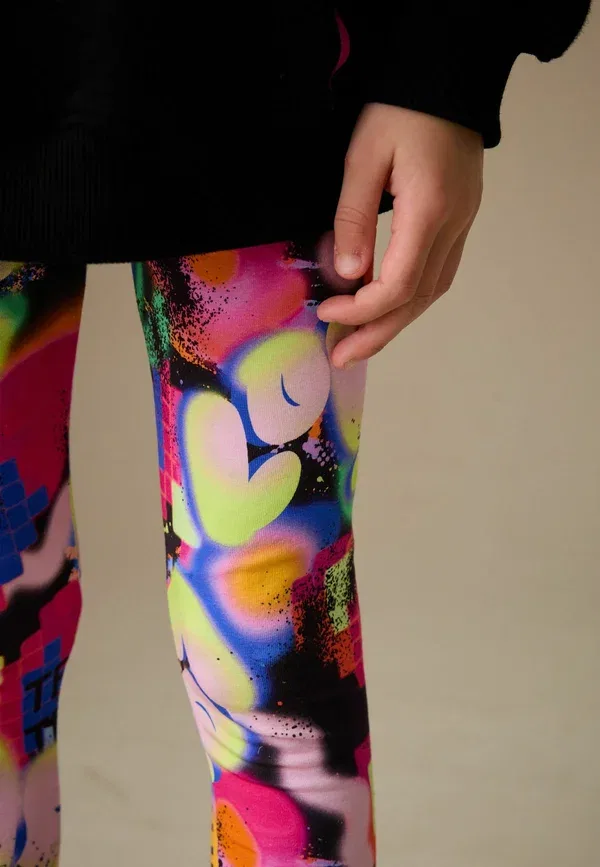 Комплект из свитшота и брюк, хлопок, Set, Next Graffiti Heart, черный — фото 3