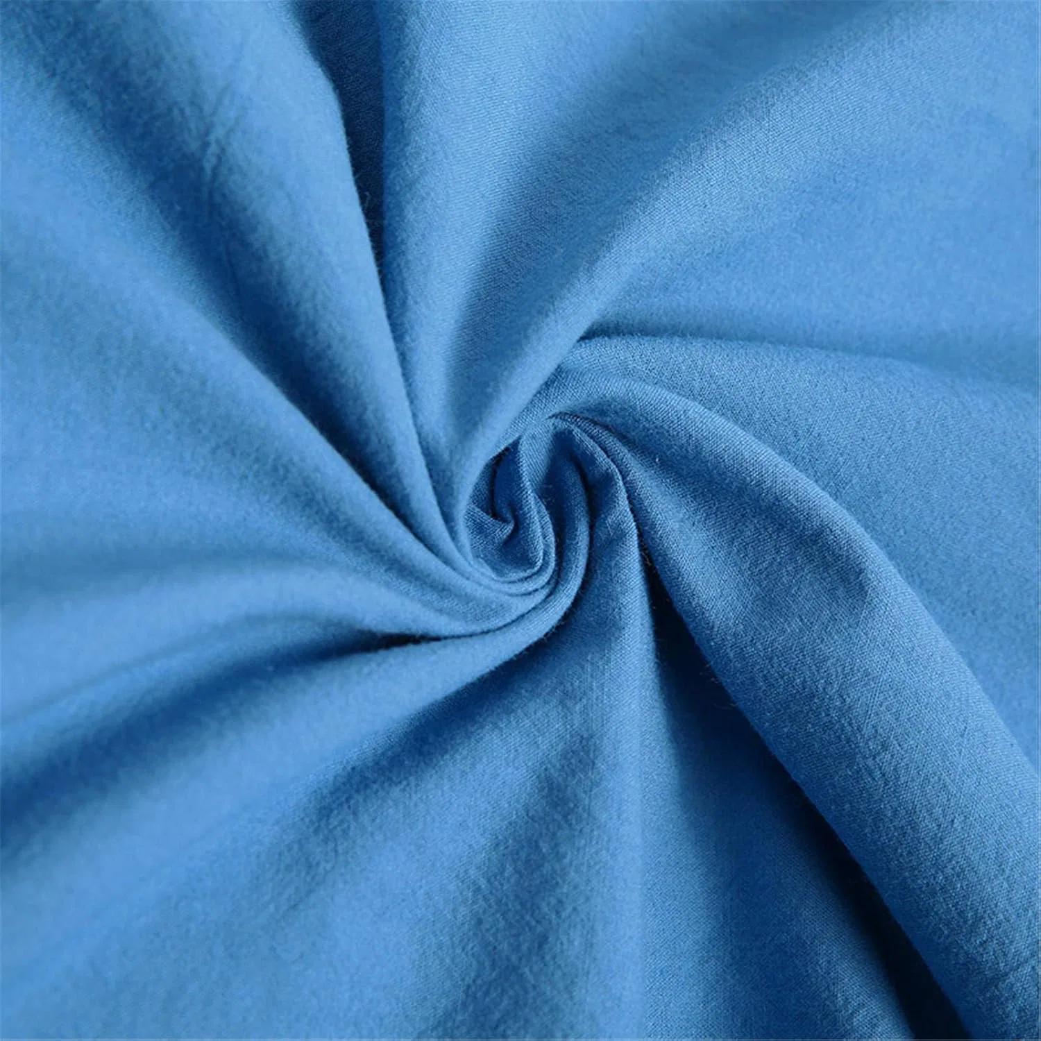 Мужская рубашка-ночнушка с длинным рукавом Henley Neck, Blue-1 — фото 4