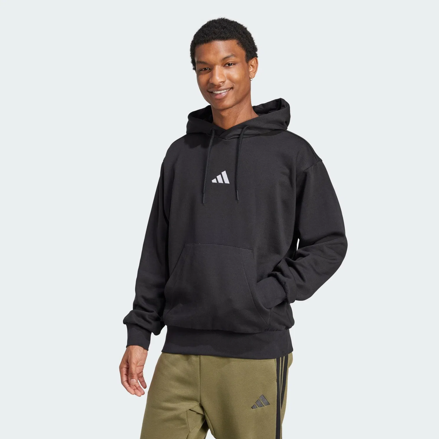 Мужское худи с капюшоном Essentials Feelcozy Adidas, Schwarz