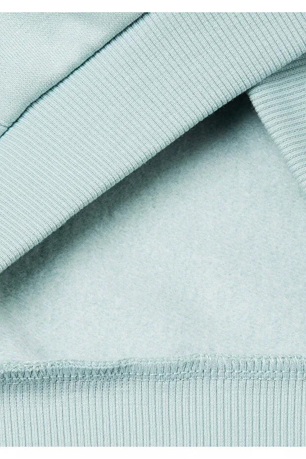 Детское худи для девочек с принтом United Colors Of Benetton, Water Green — фото 3