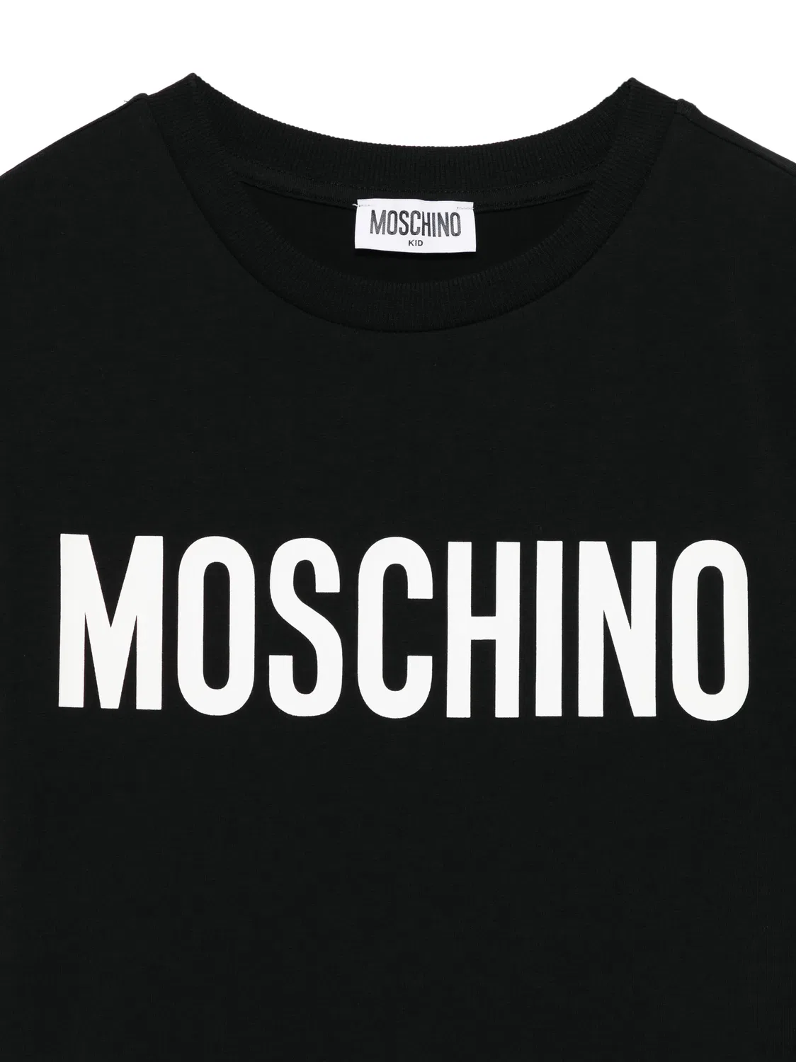 Moschino Платье для девочек в черном цвете — фото 3