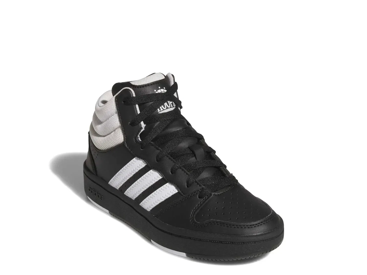 Кроссовки высокие Hoops Mid Classic, adidas, черный