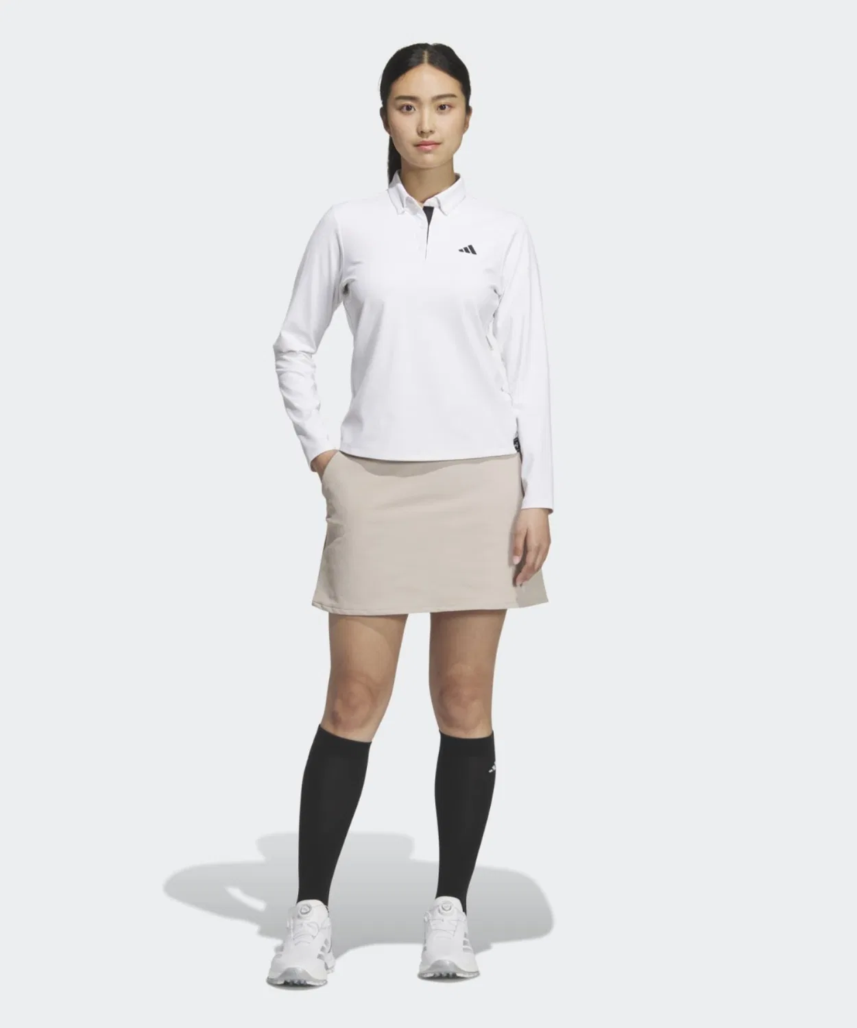 Женская юбка для гольфа с водоотталкивающей отделкой Adidas Golf, Brown — фото 4