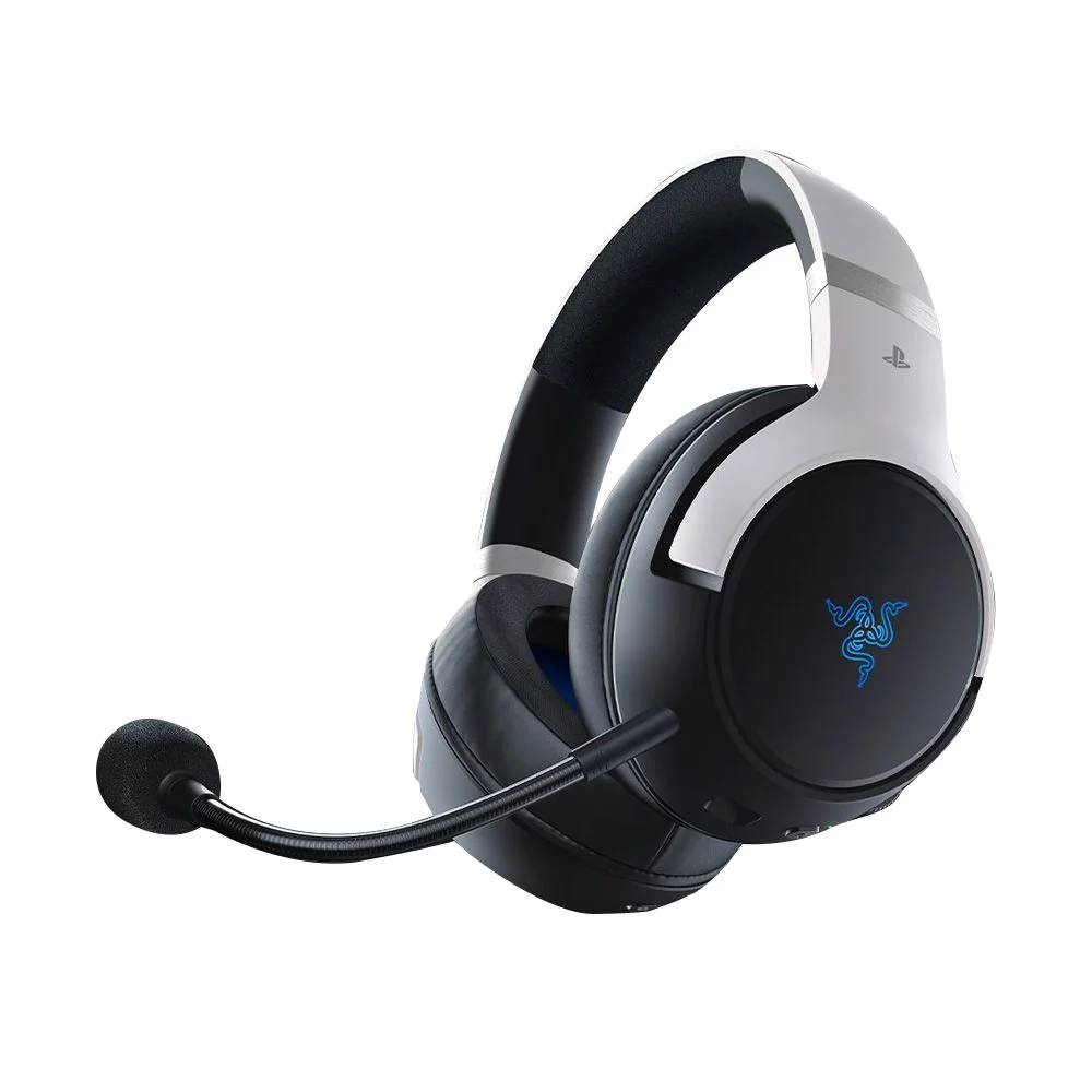 

Беспроводная игровая гарнитура Razer Kaira Pro HyperSpeed для PS5, PC, Mobile, HyperSense, белый/чёрный