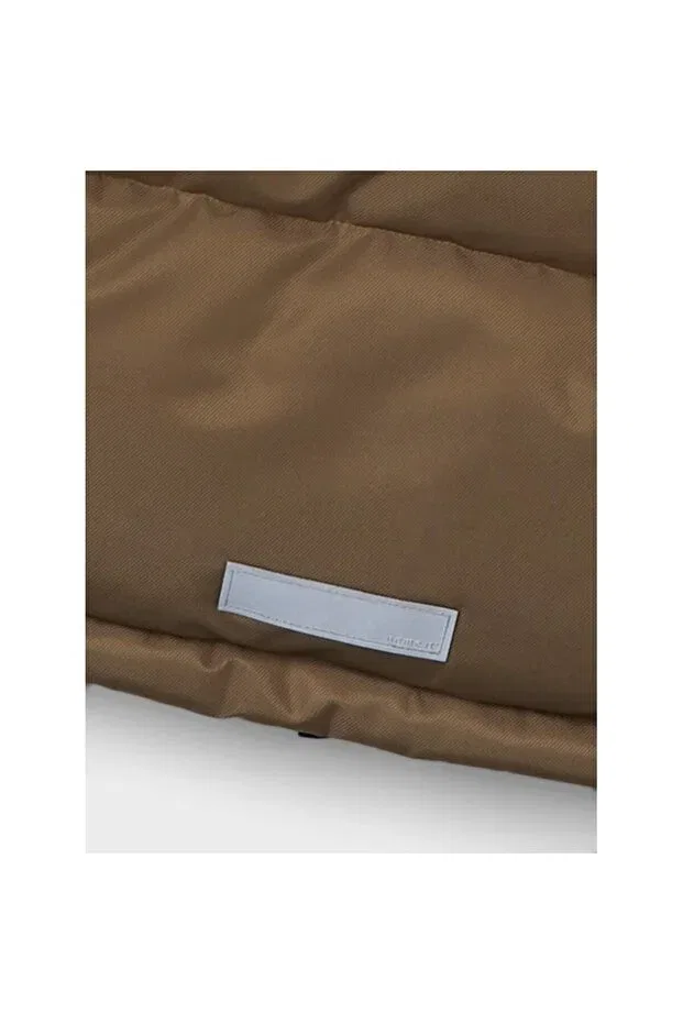 Детское зимнее пальто с капюшоном для девочек Name It, Brown — фото 4