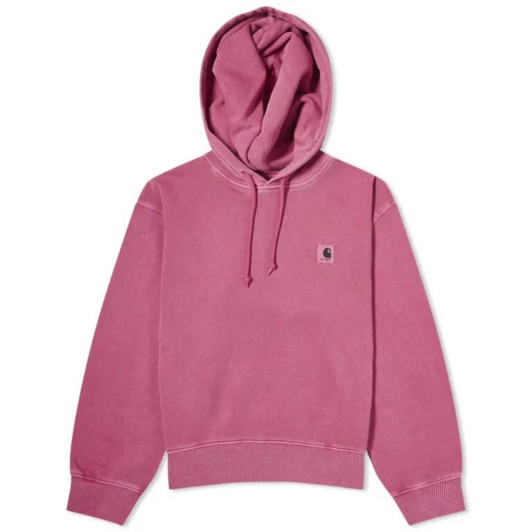 

Толстовка Carhartt Wip Hooded Nelson, темно-розовый