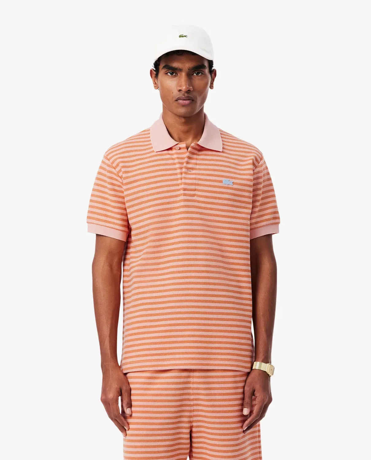 Мужское поло с длинным рукавом Lacoste, Orange