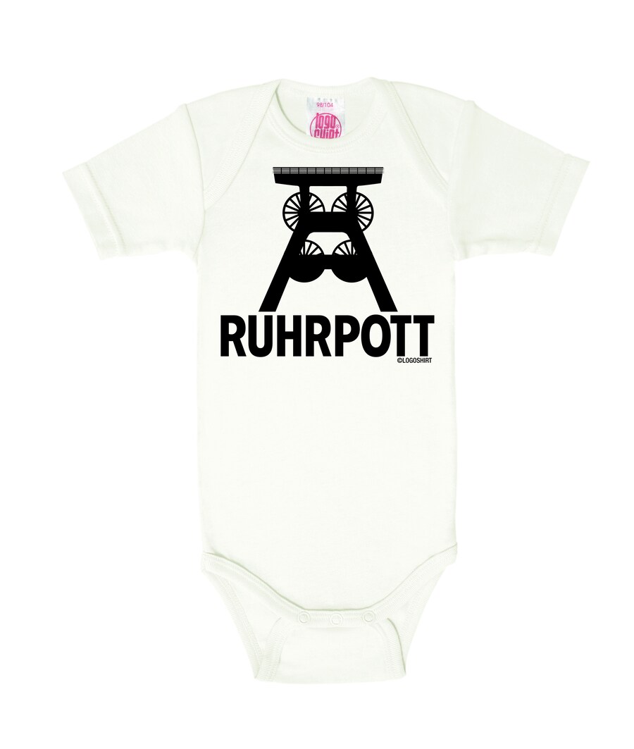 

Комбинезон LOGOSHIRT Ruhrpott-Print, белый