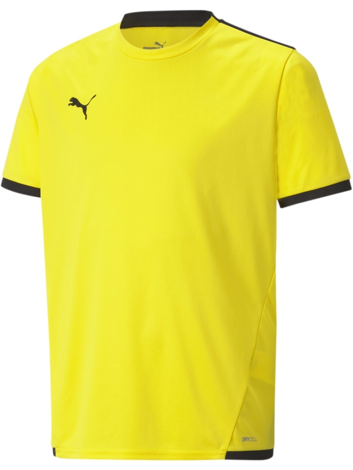 

Спортивная футболка TeamLIGA Jersey Jr желтого цвета Puma