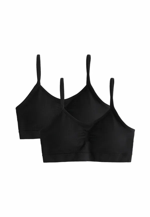 Топ 2 штуки, Regular fit, Seam Free Crop, Next, черный