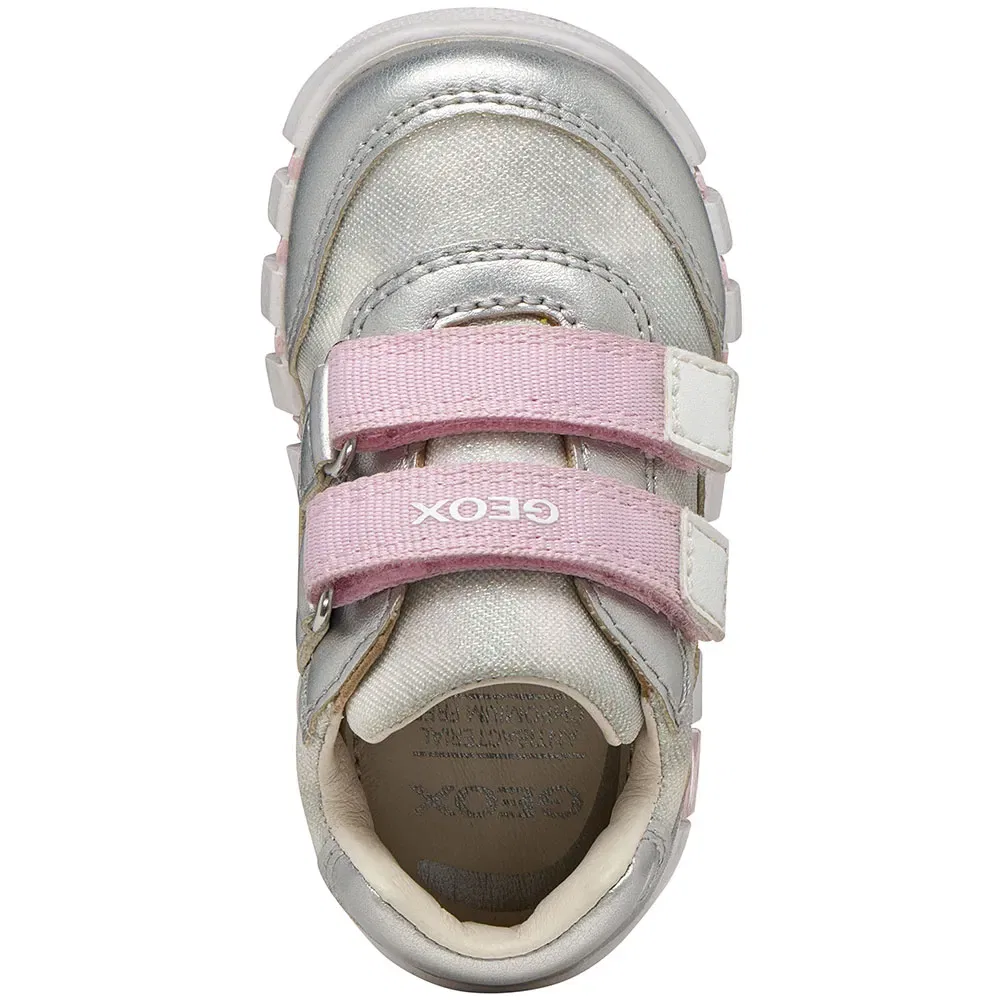 Кроссовки slip-on Geox Iupidoo, серебро — фото 4