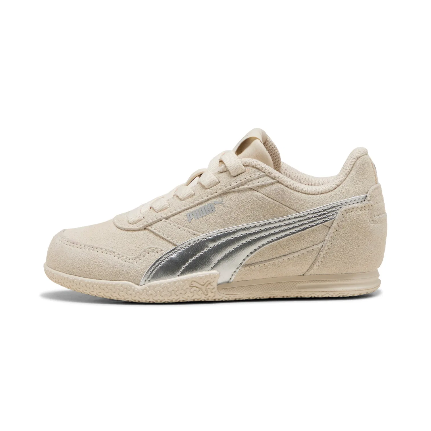 Детские кроссовки с блестящими деталями Bella Donna PUMA, White/Silver — фото 2