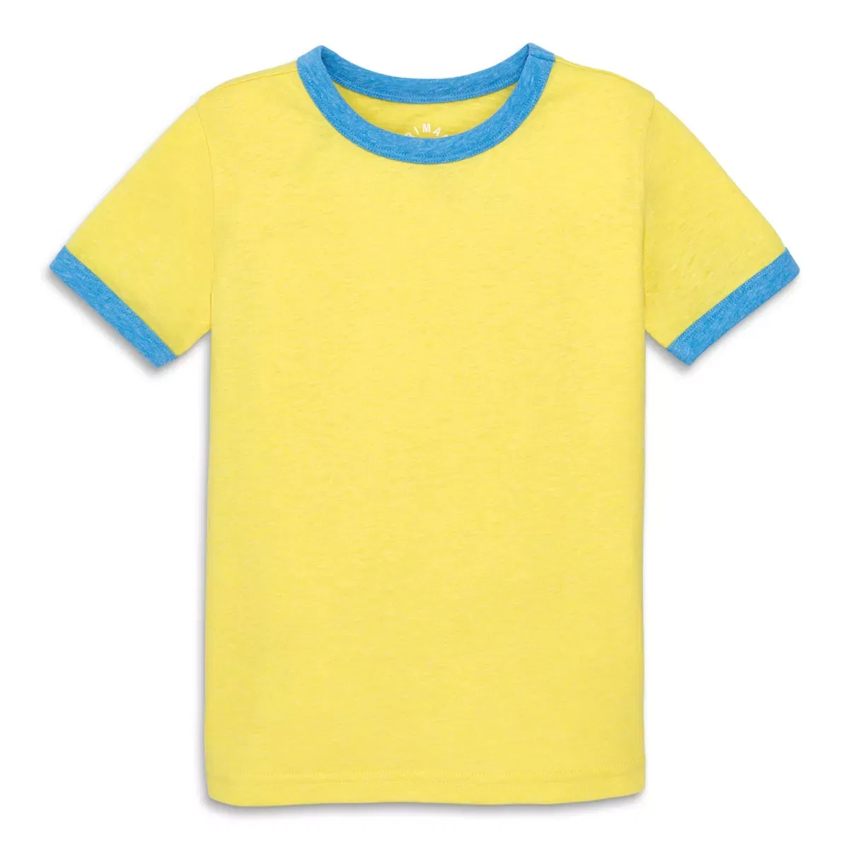 Детская футболка с контрастной отделкой Heathered Ringer Tee Primary, Moonlight