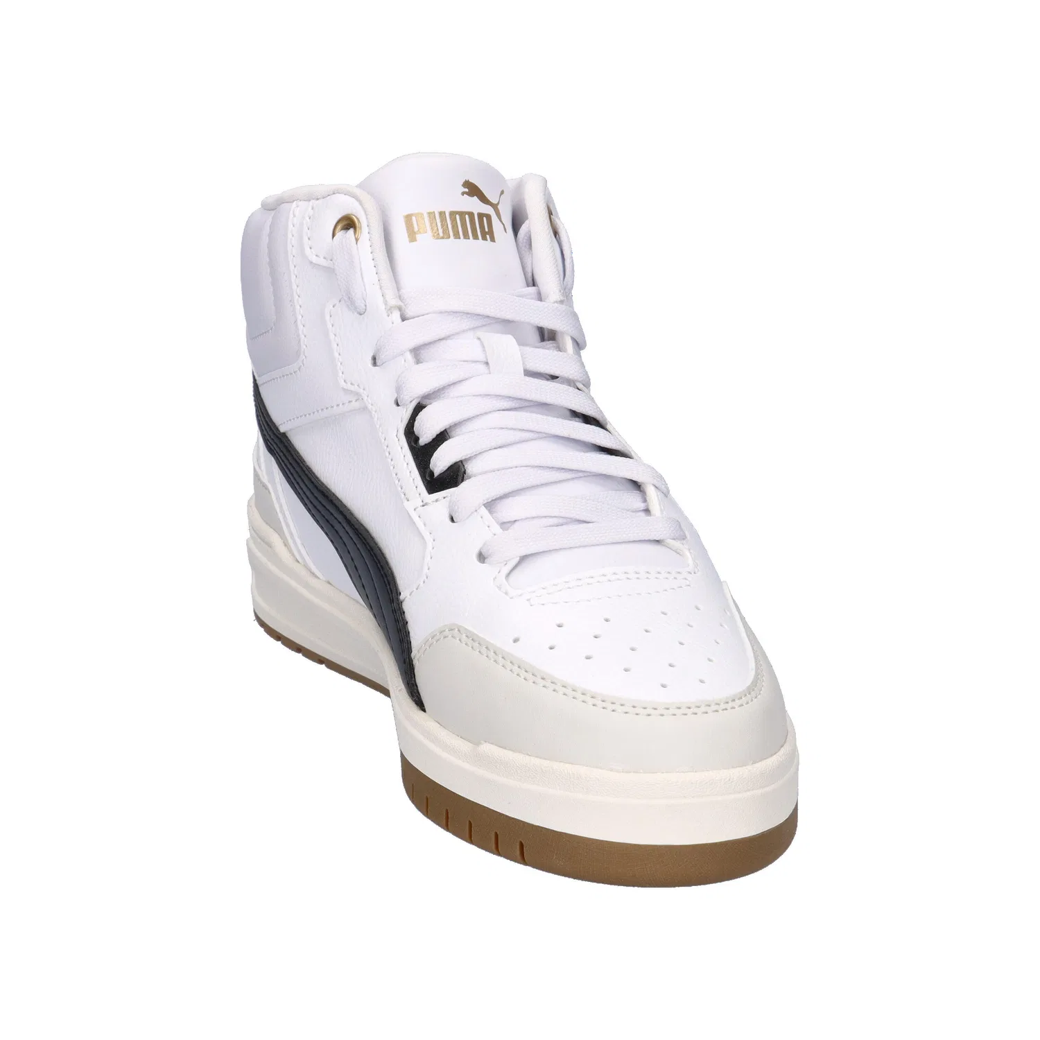Детские кроссовки с высоким верхом Shuffle Downtown Mid Jr Puma, Weiß — фото 2