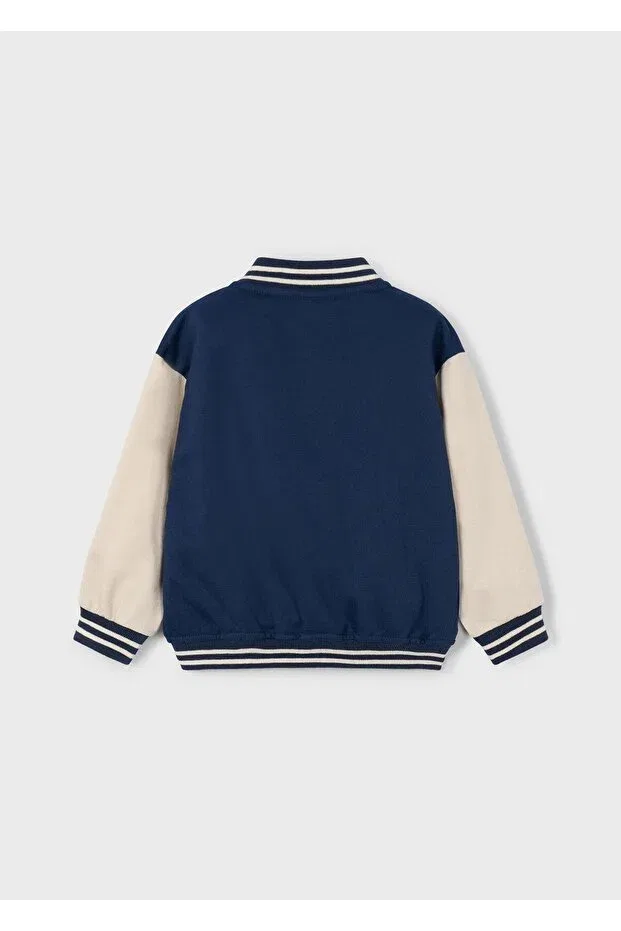 Детское пальто для девочек с принтом College Coat Mayoral, Blue — фото 3