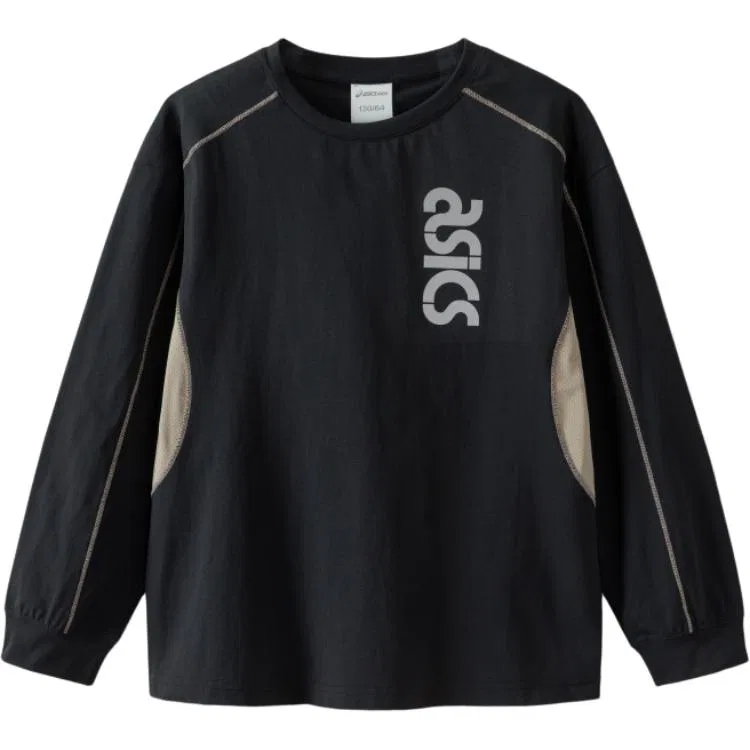 Детская футболка с круглым вырезом ASICS, Black